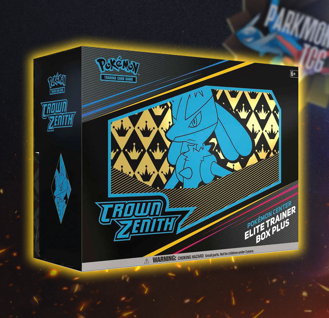 pokemon trading card game crown zenith elite trainer box Crown Zenith Pokemon Center Elite Trainer Box – ParkmonTCG